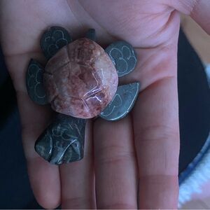 Handcrafted Stone Turtle Figurine